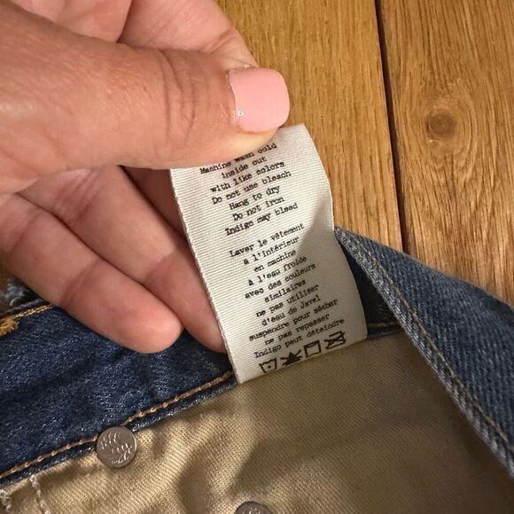 Rag & bone Jean shorts distressed cut off 9/29 - Picture 4 of 11